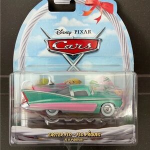 2026 Easter themed Flo Disney Pixar Cars Lightening McQueen
